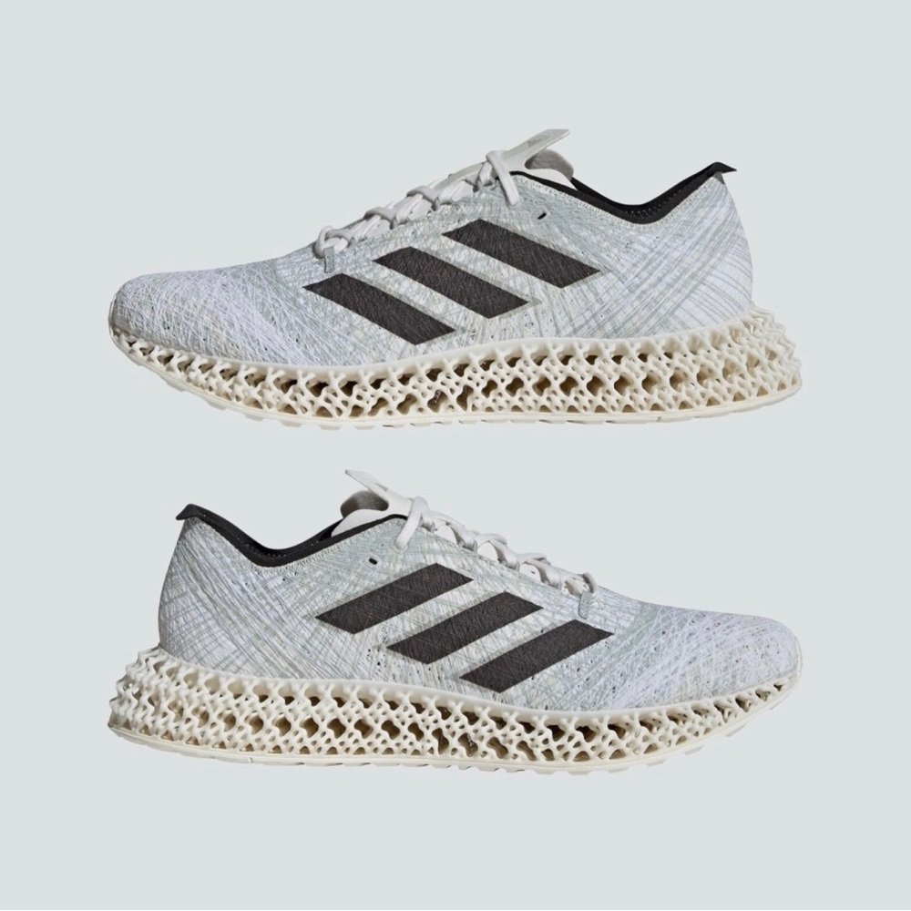 Adidas Adidas x Strung 4DFWD ‘Off White Carbon’ Wonder Silver Size US 9 - Picture 5 of 5